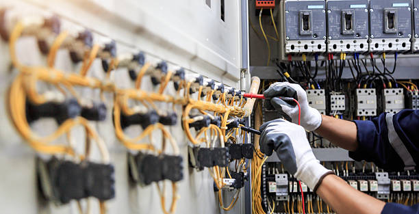 Professional Electrician technician working in Midway South, TX